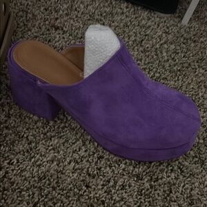 Chic Purple Women's Mules